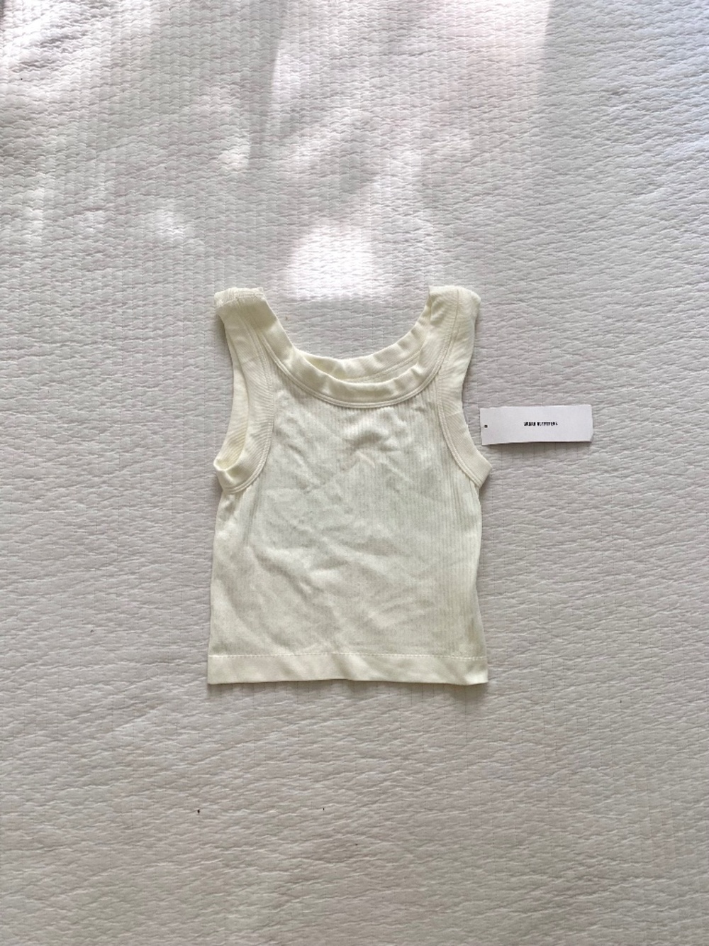 Cream Urban Outfitters Out From Under tank top